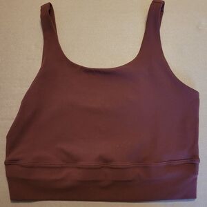 Nike DriFit Infinalon Luxe Bronze Yoga Crop/ Tank Sz. Small